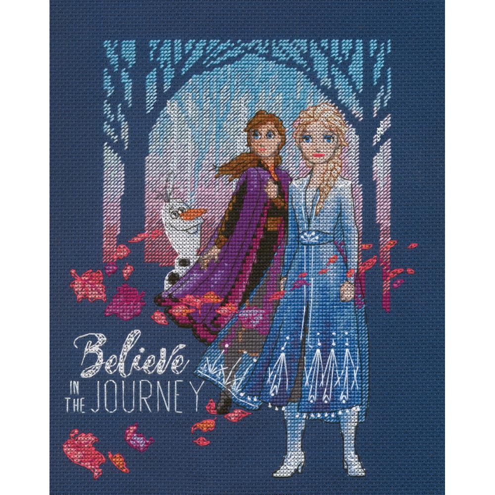 Believe In The Journey Counted Cross Stitch Kit - Click Image to Close